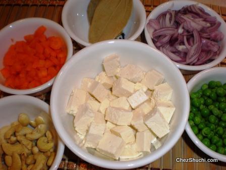 ingredients for pulav